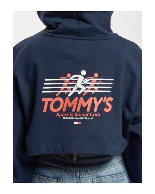 Tommy Hilfiger Blue Tommy jeans super crop sports club - xs