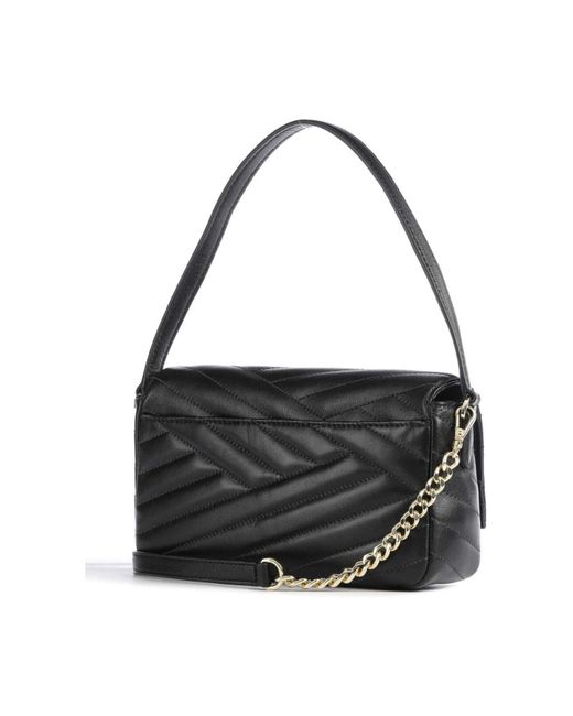 DKNY Black Schwarze Umhängetasche Aus Leder, 24 X 14 X 6 Cm, R31Hbx38Bgd Für Damen