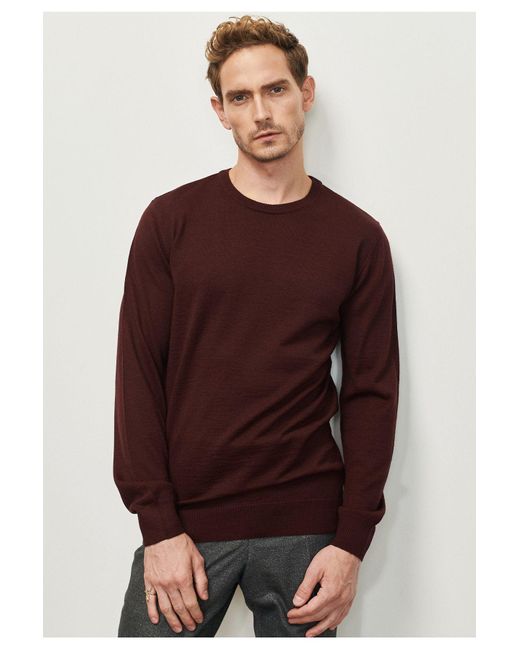 ALTINYILDIZ CLASSICS Strickpullover in Red für Herren