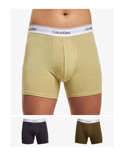 Calvin Klein Natural Underwear boxershorts im 3er-pack - xl