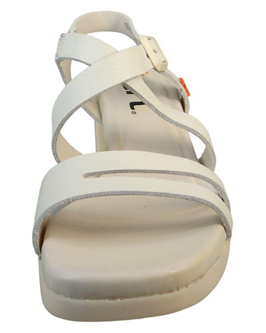 Art Natural Komfort sandalen cannes 1840 cream leder mit softlight fußbett