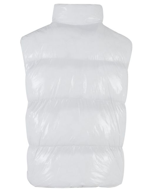 DEF Shiny Puffer Vest Für Herren in White für Herren