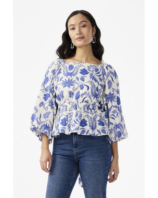 Y.A.S Blue Yasbillie 3/4 top s