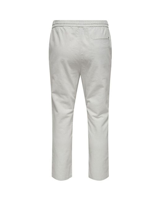 Only & Sons Jogginghose Onslinus Verjüngt Jogginghose Für Herren in Gray für Herren