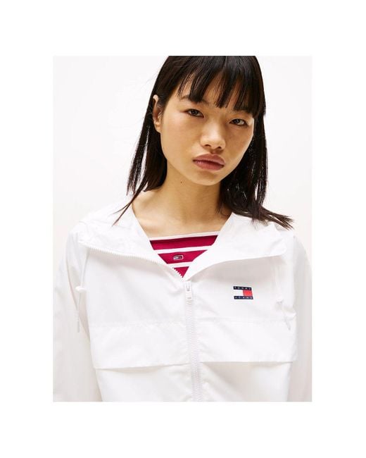 Tommy Hilfiger Red Tjw Essential Windbreaker Ext Jacke Für Damen