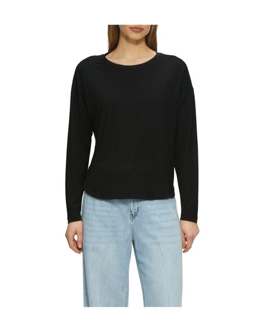 S.oliver Black Lässig, Rundhalsausschnitt, Weich, Lyocell, Jersey Für Damen