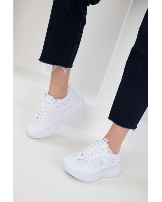 Soho White Weißer Sneaker Für Damen
