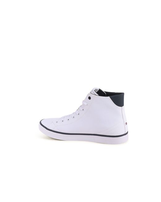 Tommy Hilfiger Th Hi Vulc Stripes M, Ybs Für Herren in White für Herren