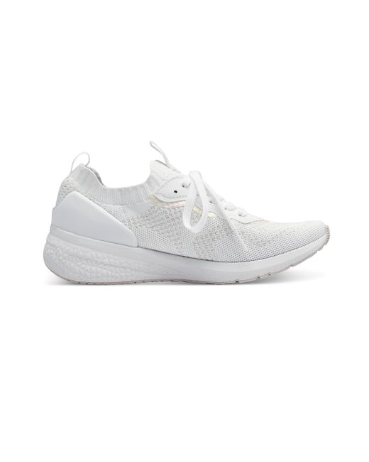 Tamaris Low sneaker low top 1-23714-42 100 white textil/synthetik mit removable sock