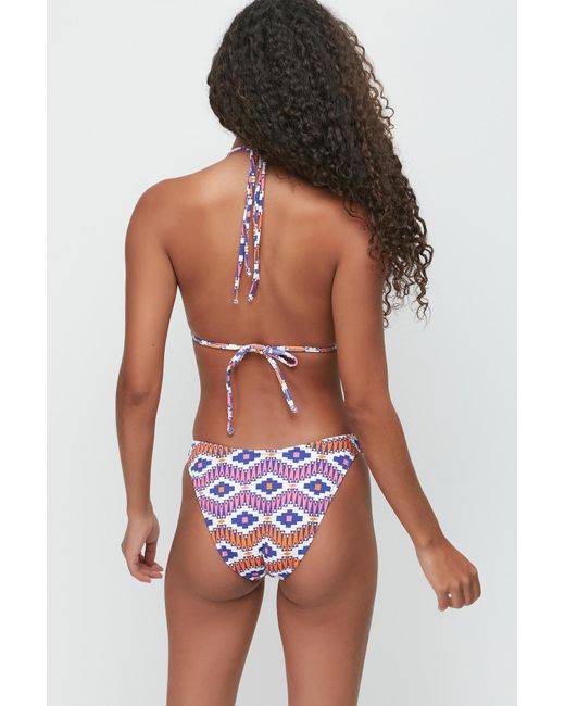C&City Purple Triangel-bikini-set 3274