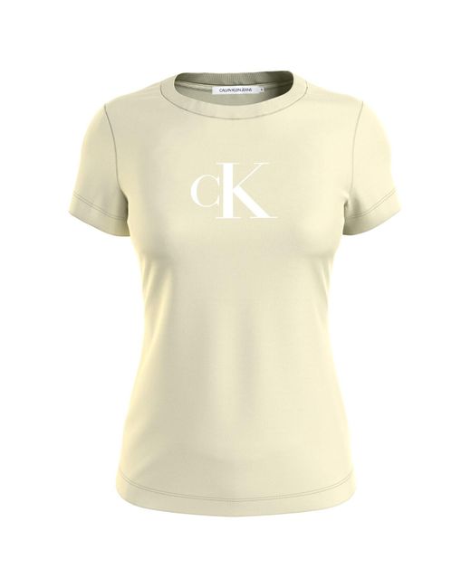 Calvin Klein Natural T-shirt regular fit