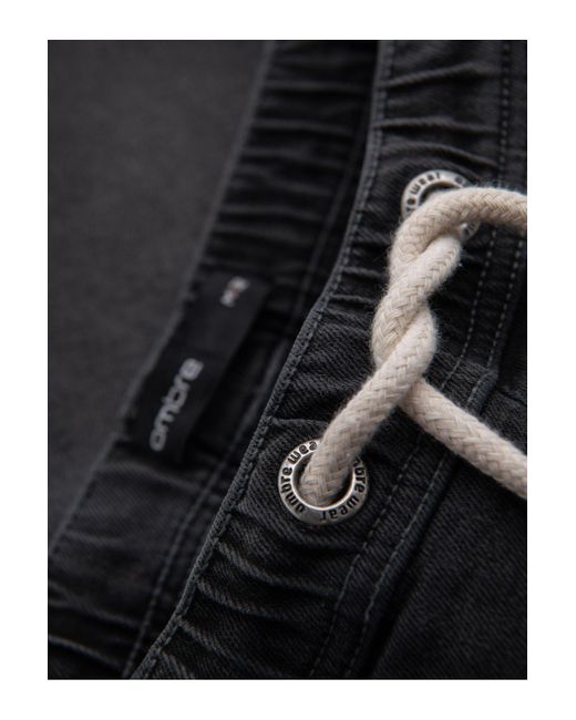 Ombre Shorts Mit Elastischem Bund Und Wascheffekt V3 Für Herren in Blue für Herren