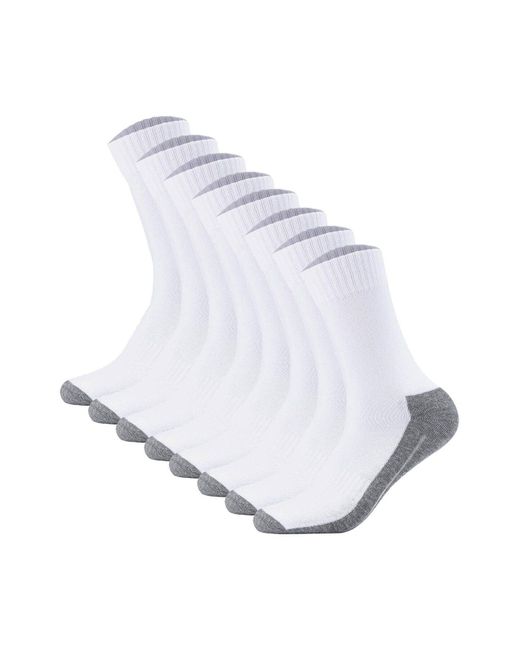 Camano White Socken Pro Tex Function, Einfarbig, 8Er Pack