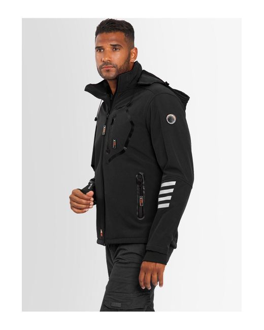 Arctic Seven Softshell Jacke Übergangsjacke As301 Für Herren in Black für Herren