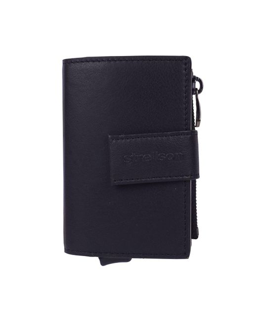 Strellson Carter C-Four Kredi Karte Rfid Schutz Leder 6,5 Cm Für Herren in Blue für Herren