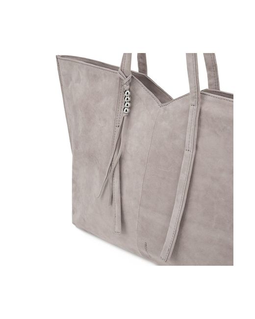 Fredsbruder Gray All About Beads Shopper Tasche Leder 39 Cm Für Damen