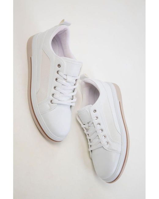 Soho White Weißer Sneaker Für Damen