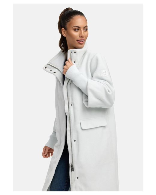 Navahoo White Langmantel Polarblüte 14 Für Damen