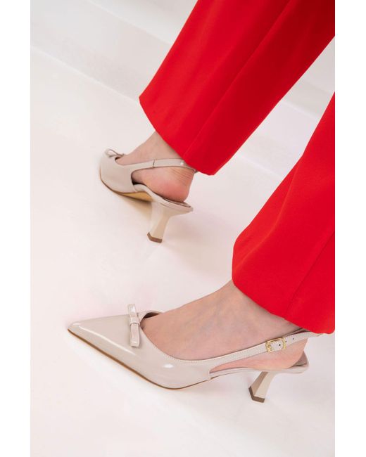 Soho Red Lackleder Klassische Schuhe Mit Absatz Für Damen