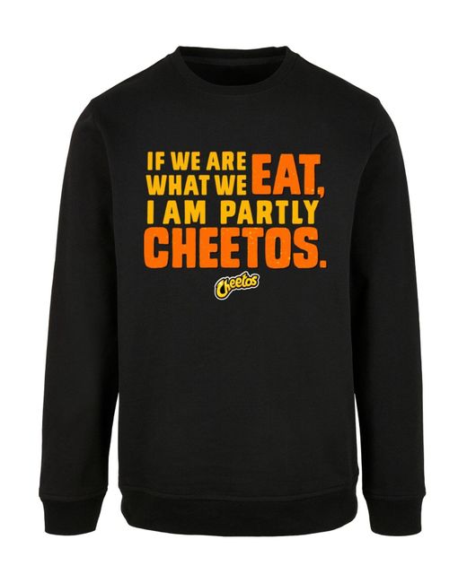 Merchcode Cheetos Sind, Was Wir Essen Crewneck Für Herren in Black für Herren