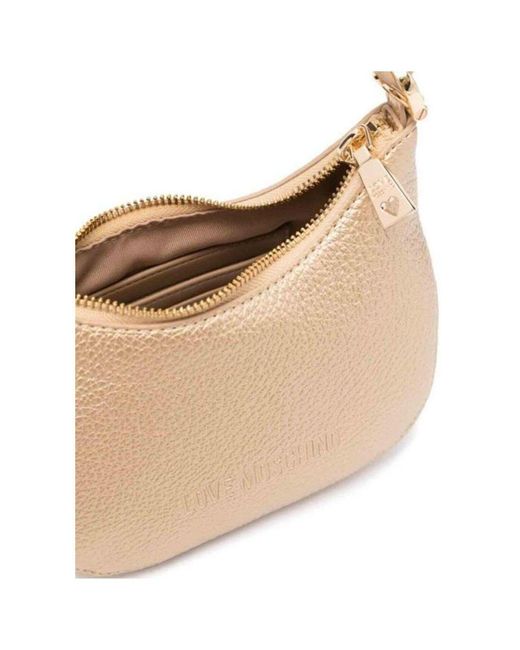 Love Moschino White Logo-Tasche Mit Verstellbarem Riemen – Für Damen