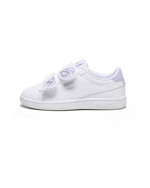 PUMA White Smash 3.0 Bfly V Ps -Vivi
