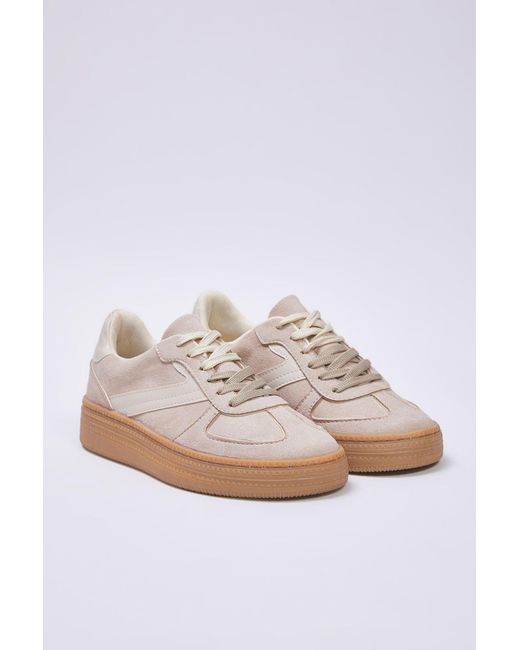 Trendyol Pink Zwei Schnür-Dual-Use-Retro-Sneaker Für Damen