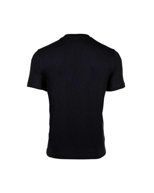 Champion T-shirt, 2er pack rundhals, baumwolle, kurzarm, einfarbig in Black für Herren