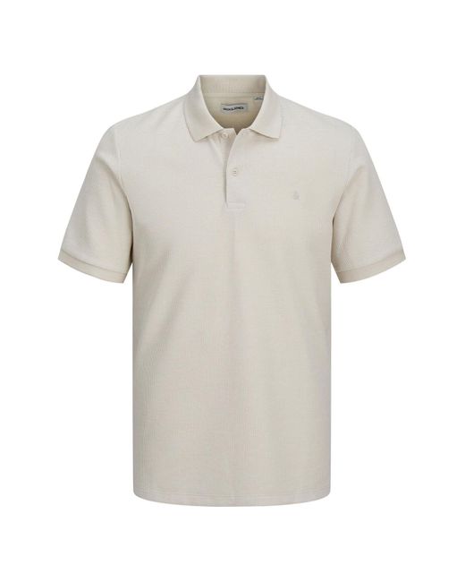 Jack & Jones Poloshirt 2Er-Pack Einfarbig Fly-Away Kragen Poloshirt Für Herren in Natural für Herren