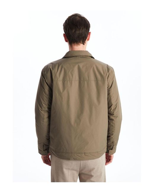LC Waikiki Southblue Standard-Mantel Mit Hemdkragen Für Herren in Brown für Herren