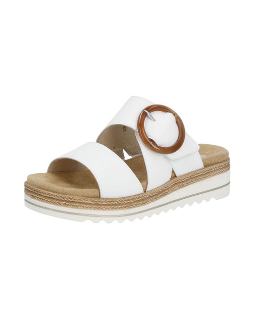 Remonte White Pantoletten Für Damen