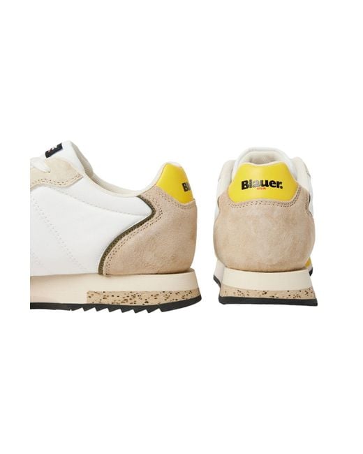 Blauer Sportschuhe Queens Turnschuh Für Herren in White für Herren