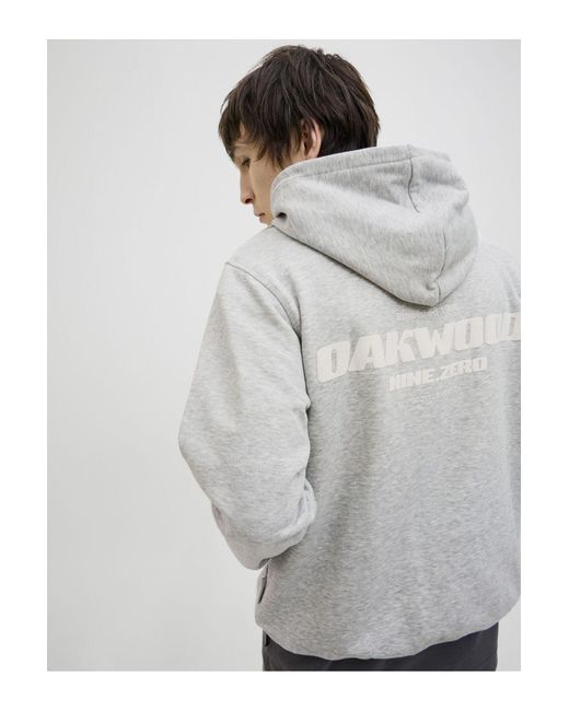 Jack & Jones Kapuzenpullover Rückenprint Kapuzenpullover Für Herren in Gray für Herren