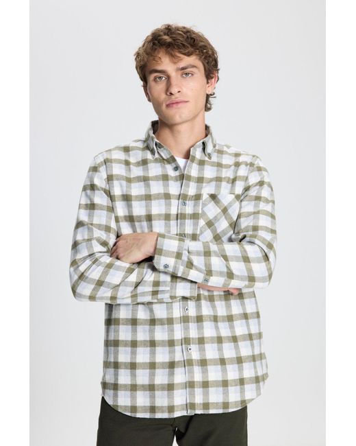 AC&Co / Altınyıldız Classics Holzfällerhemd in Gray für Herren