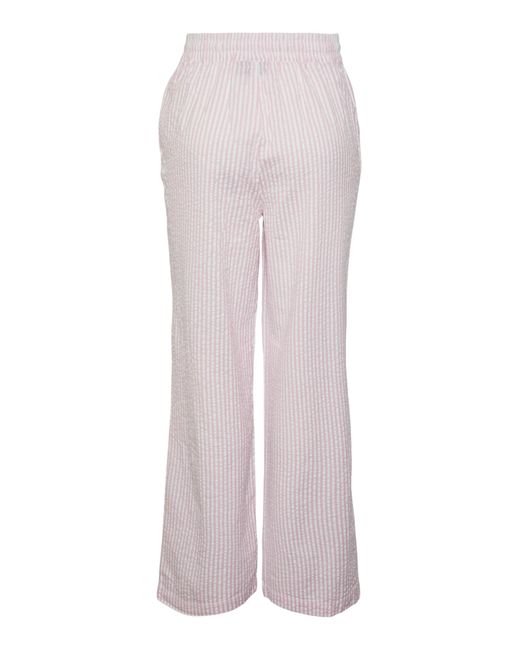 Pieces Pink Pcsally hw loose string pant noos