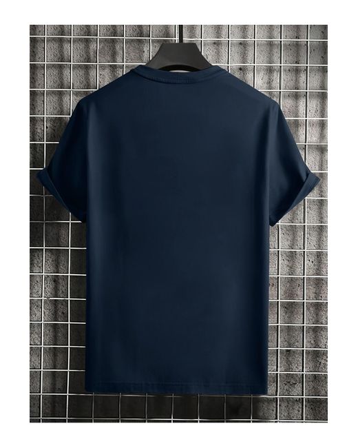 uyguntarz Blue Think Outside The Box Bedrucktes Oversize-T-Shirt