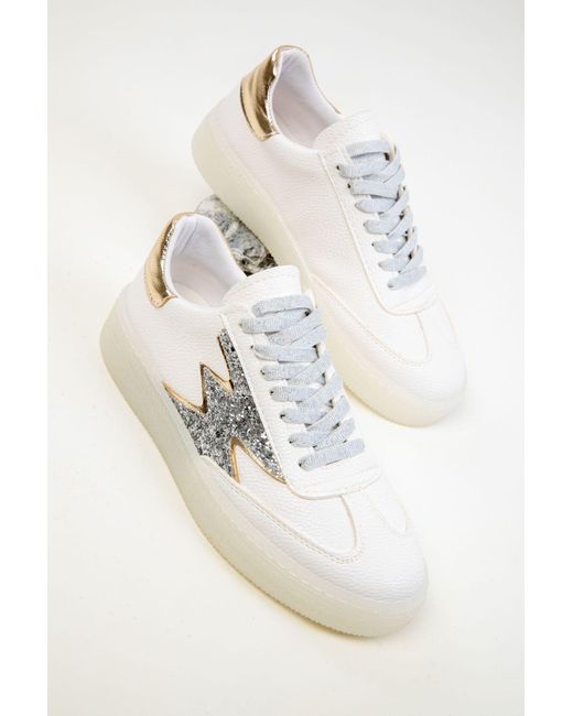 Soho Black Weißer Sneaker Für Damen