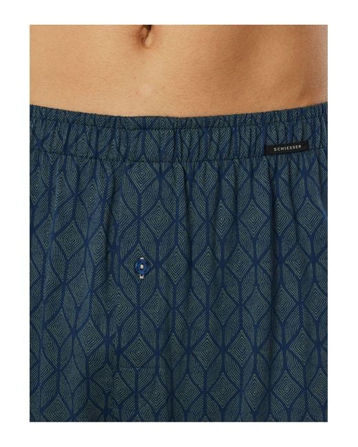 Schiesser Boxer Multi Für Herren in Blue für Herren