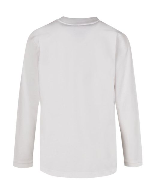 Merchcode Kids ozzy osbourne flat cross shades langarmshirt in White für Herren
