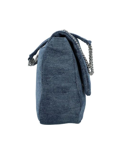 Replay Blue Shopper Tasche 36 Cm Für Damen