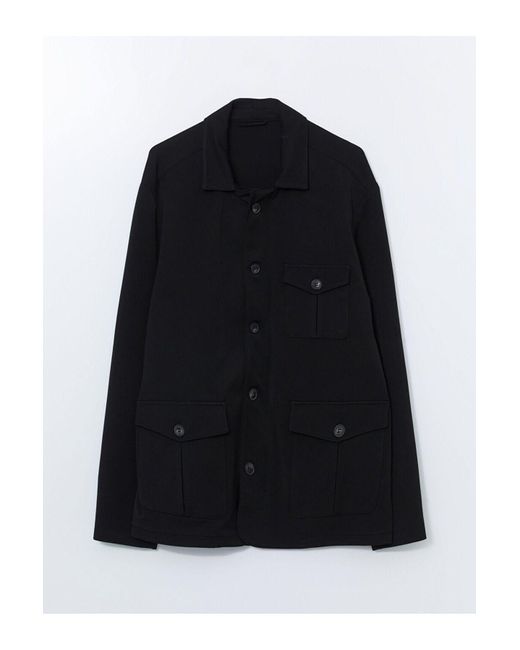 LC Waikiki Lcw Vision Standard Mould Hemdkragen Jacke Für Herren in Black für Herren