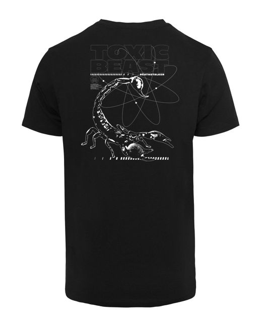 Mister Tee T-shirt mit aufschrift "toxic beast" in Black für Herren