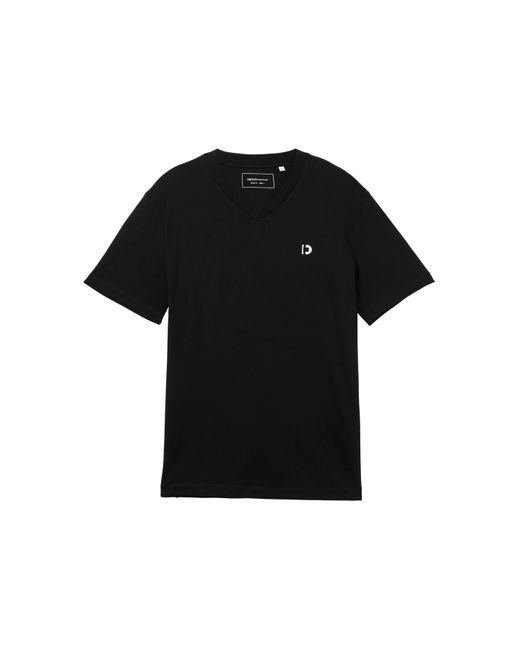 Tom Tailor T-shirt regular fit in Black für Herren