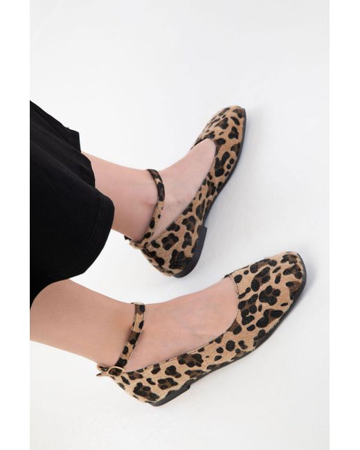 Soho Pink Leopard Ballerinas Für Damen