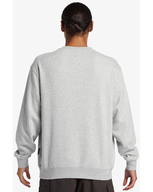 Quiksilver Pullover-Sweatshirt – Mischung Aus Algodön Und Polyester, Waschung: Garment Für Herren in Gray für Herren