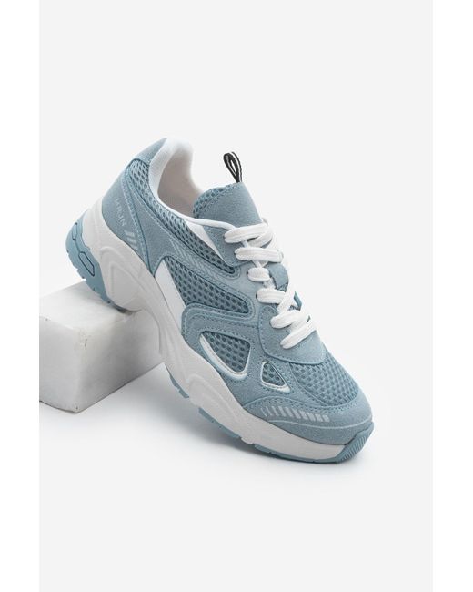 Marjin Blue Sneaker – Sargen, Dicke Sohle Und Spezielles Mesh-Detail Für Damen