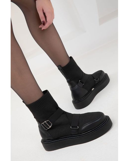 Soho Black Schwarze Stiefel – Modell Bootie Für Damen
