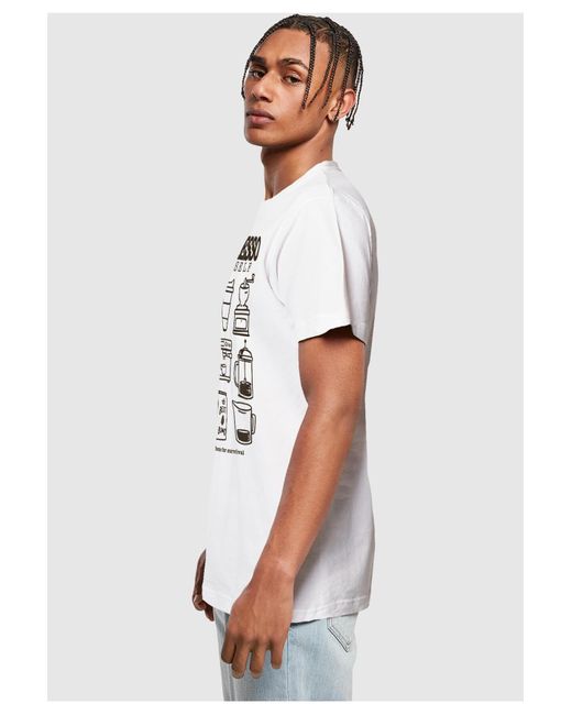 Mister Tee Espresso Yourself Coffee Tee Für Herren in White für Herren