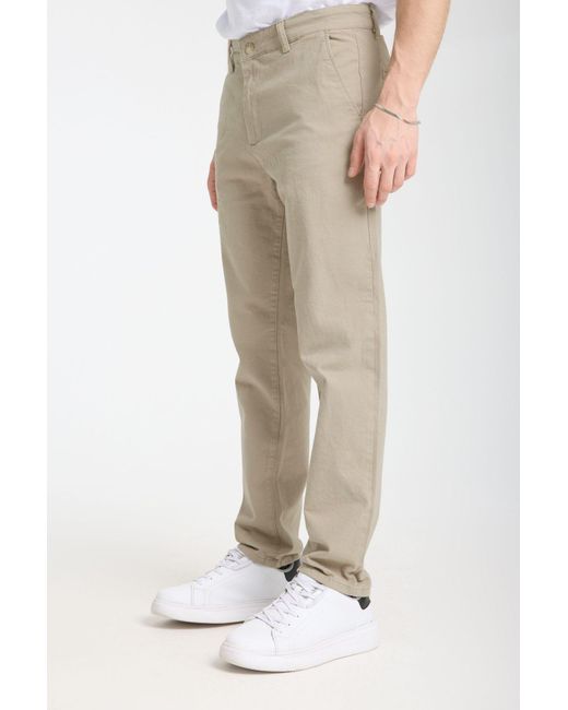 Trendyol Flexible Gabardine-Chino-Hose – Reguläre Passform Für Herren in Natural für Herren