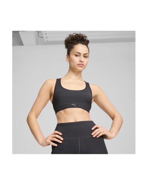 PUMA Gray Train Mid-Impact Bh Für Damen